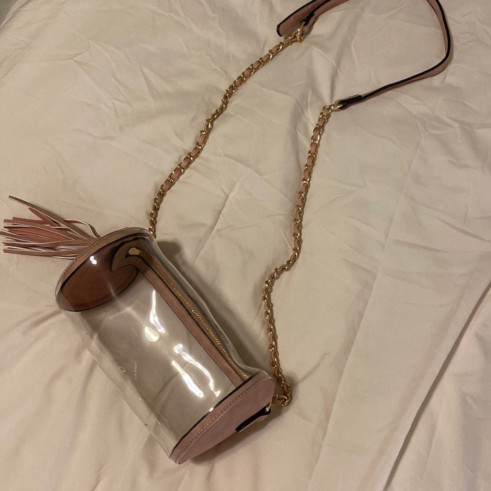 Clear Cylinder Crossbody